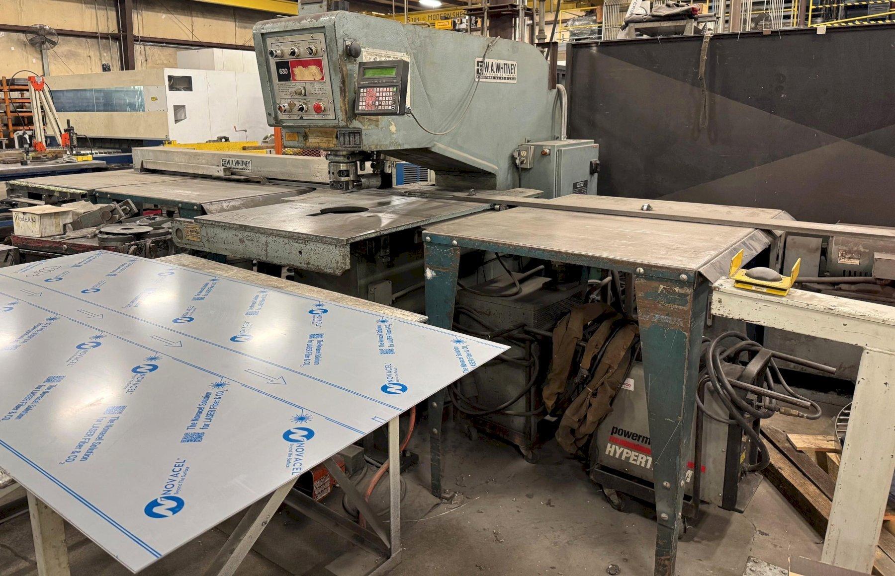 30 Ton W.A. Whitney Single End Punch Model 630, Tooling