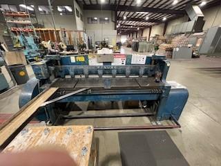 10 Ga x 6' Wysong 1072 Power squaring shear