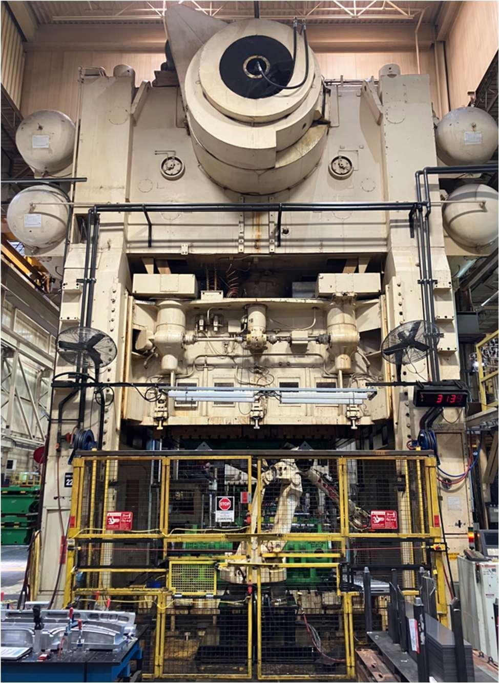 1300 Ton Danly Double Action Press