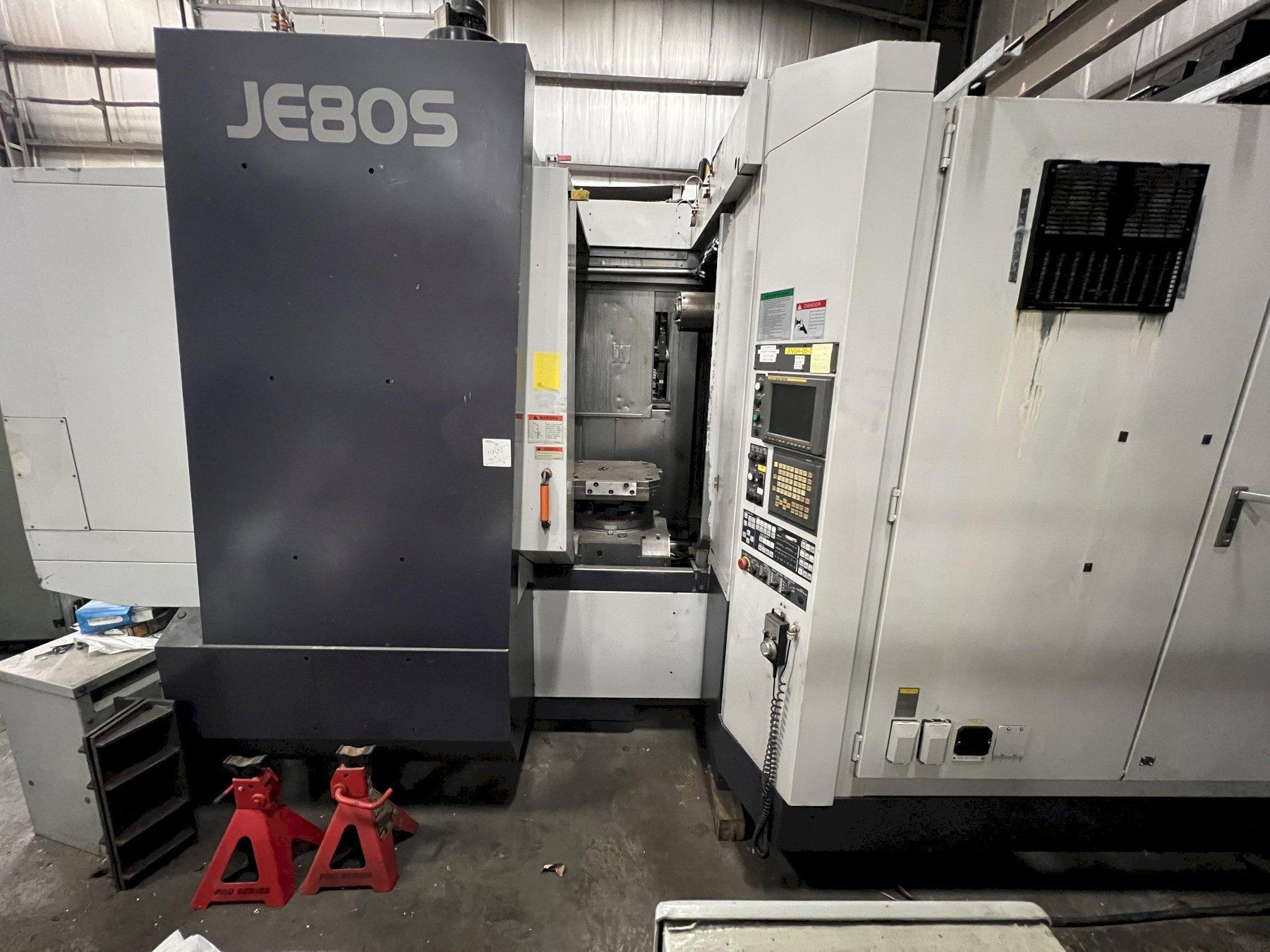 ENSHU JE80S, 2006, 20" PALLETS, TSC, 18iMB CONTROL, 31 X 31 X 31 TRAVELS, BT-40 TAPER, 15,000 RPM, HYD. FIXTURE INTERFACE