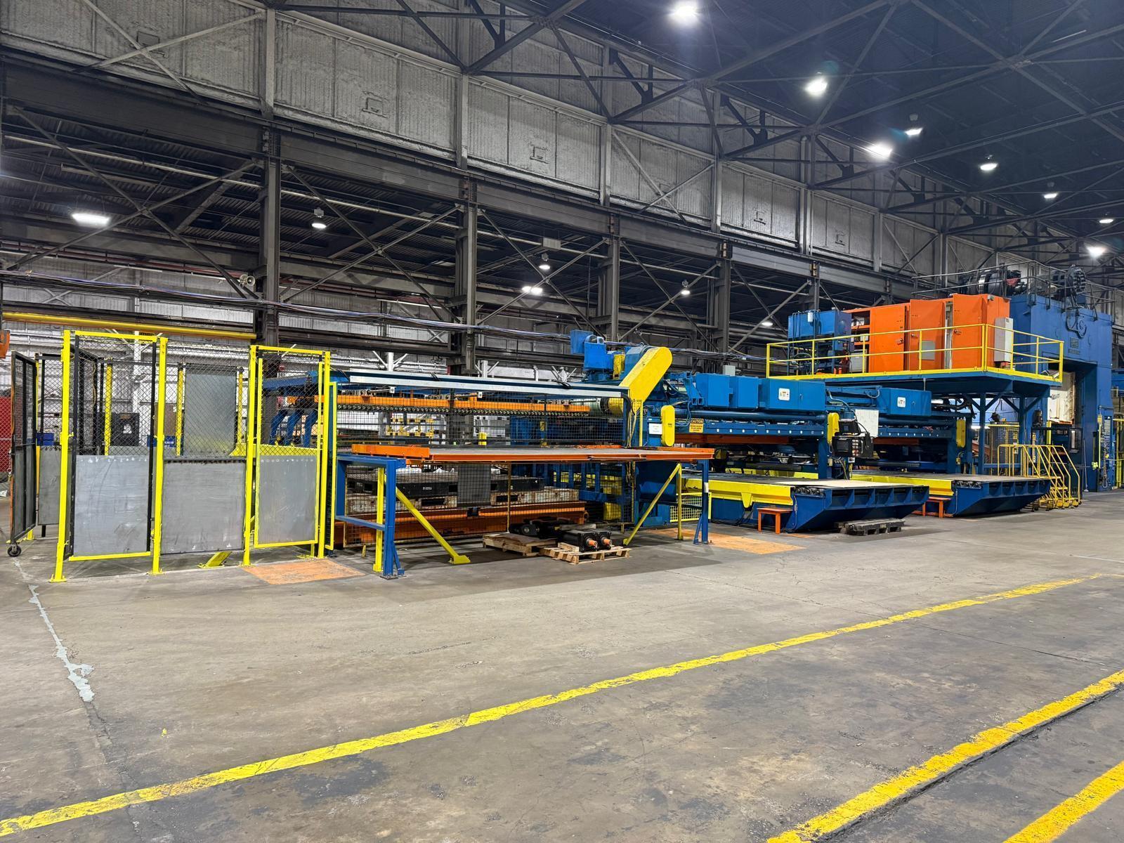 76" Wide  x 75,000 Lbs x .100" Automatic Feed (AFCO) 120" Stacker