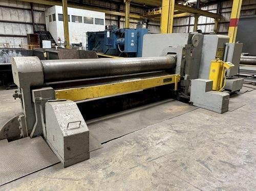10' X 3/4" BERTSCH 3 ROLL INITIAL PINCH MECHANICAL PLATE ROLL