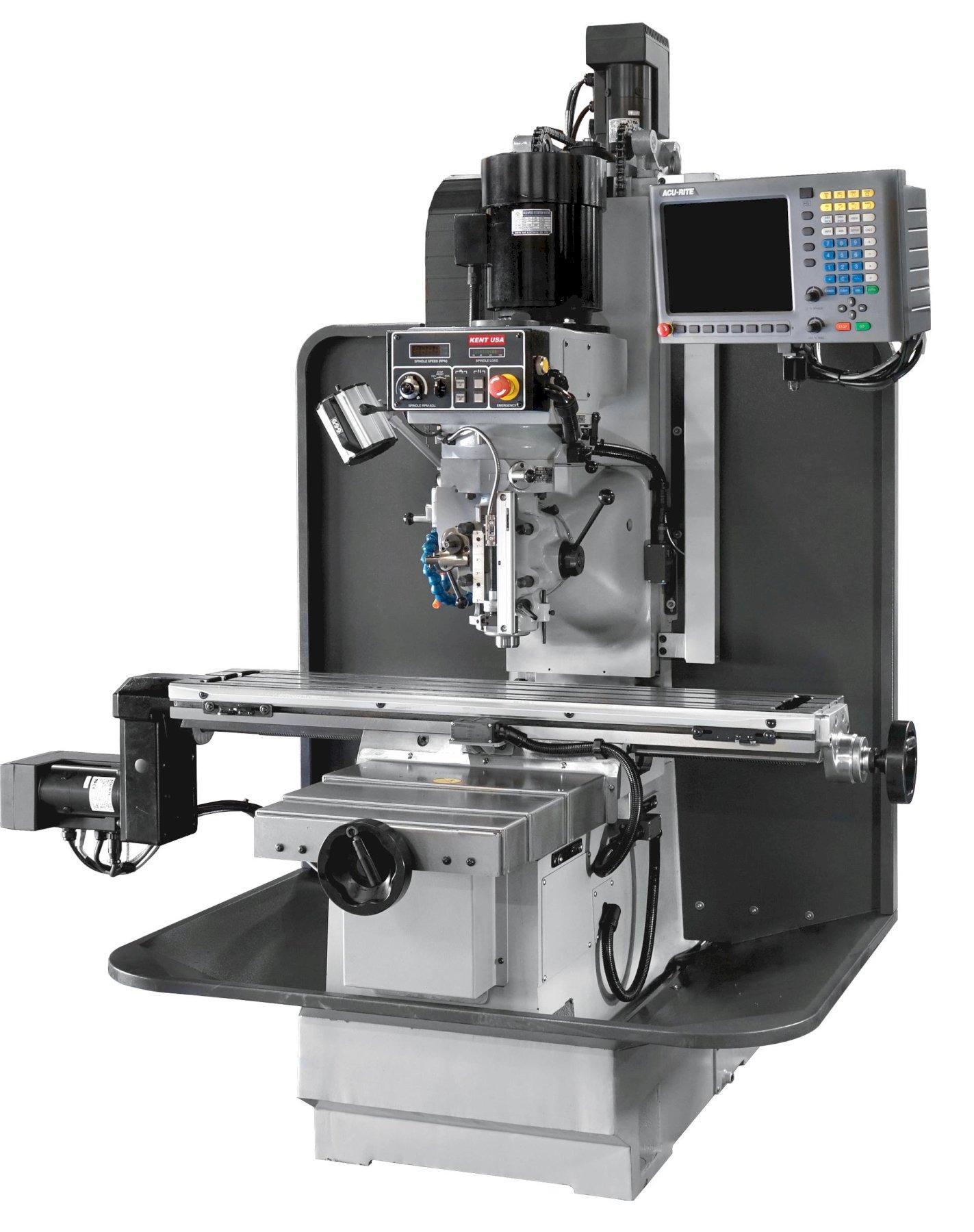 10" x 50" KENT USA BM-3 CNC BED MILL WITH MILLPWR CNC CONTROLS