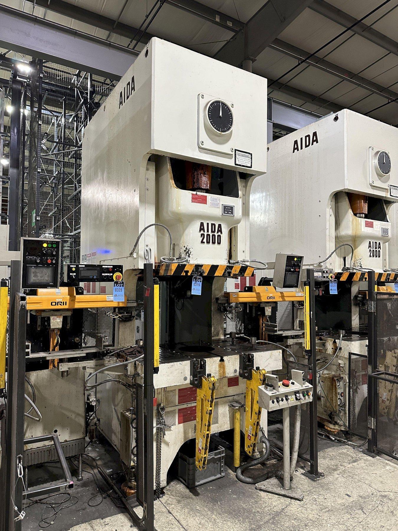 220 AIDA GAP FRAME PUNCH PRESS