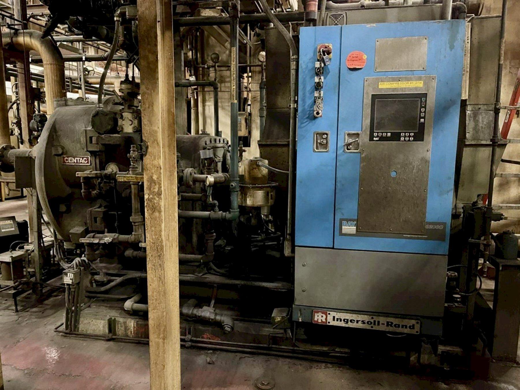 INGERSOLL RAND CENTAC CENTRIFUGAL AIR COMPRESSOR. STOCK # 0527021