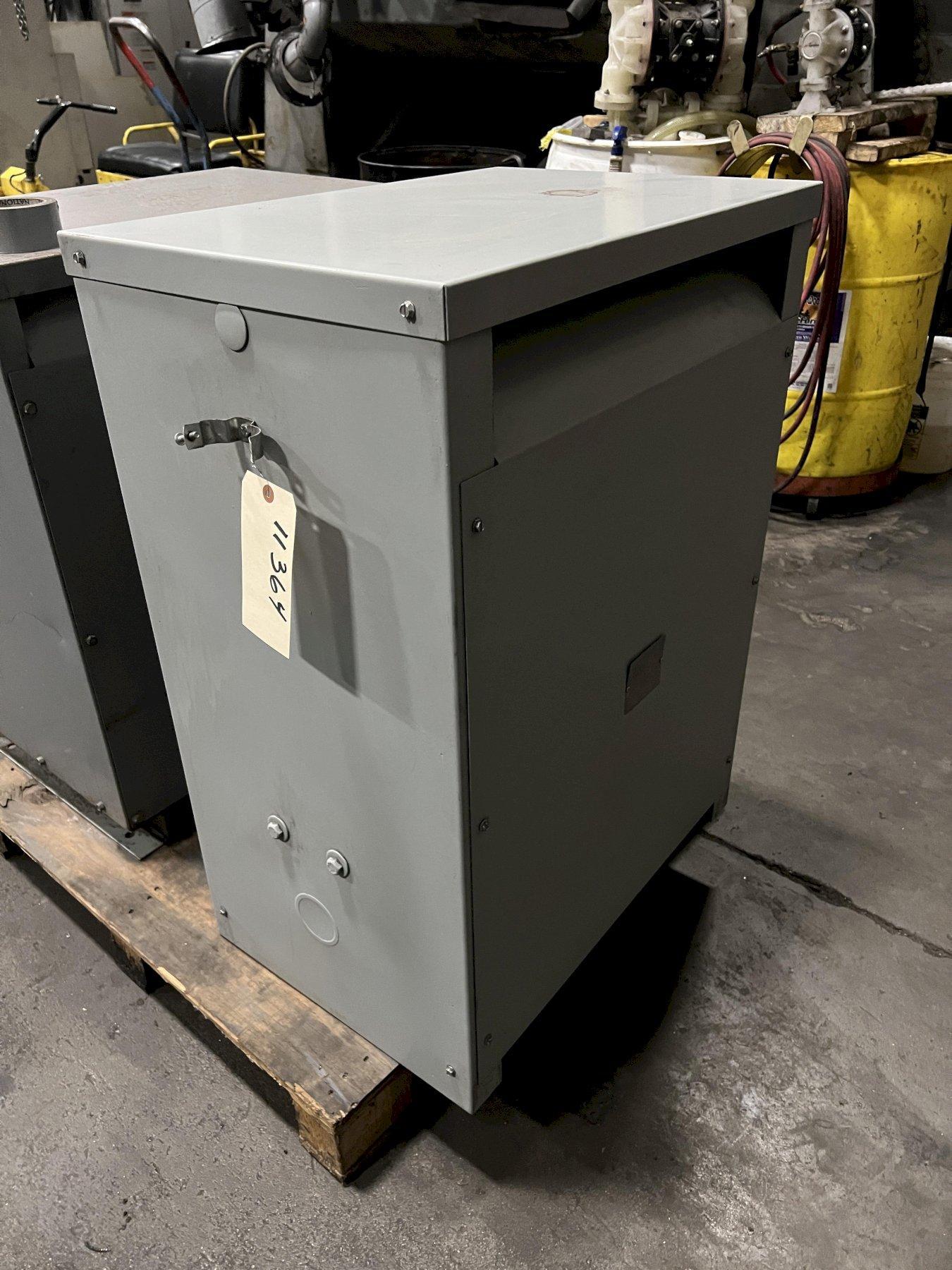 50 KVA WESTINGHOUSE THREE PHASE TRANSFORMER 480 HV - 208Y 120 LV.