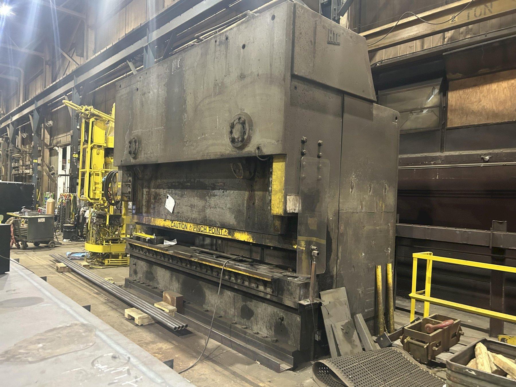 750 TON X 12' HTC 750G HYDRAULIC PRESS BRAKE. STOCK # 1002525