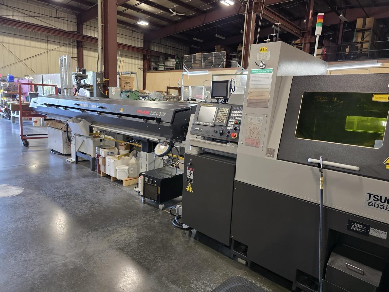 Tsugami B0325B-II CNC Swiss Lathe, 2019 – LaserSwiss Fiber Laser Integration System, Bar Feeder, Low Hours