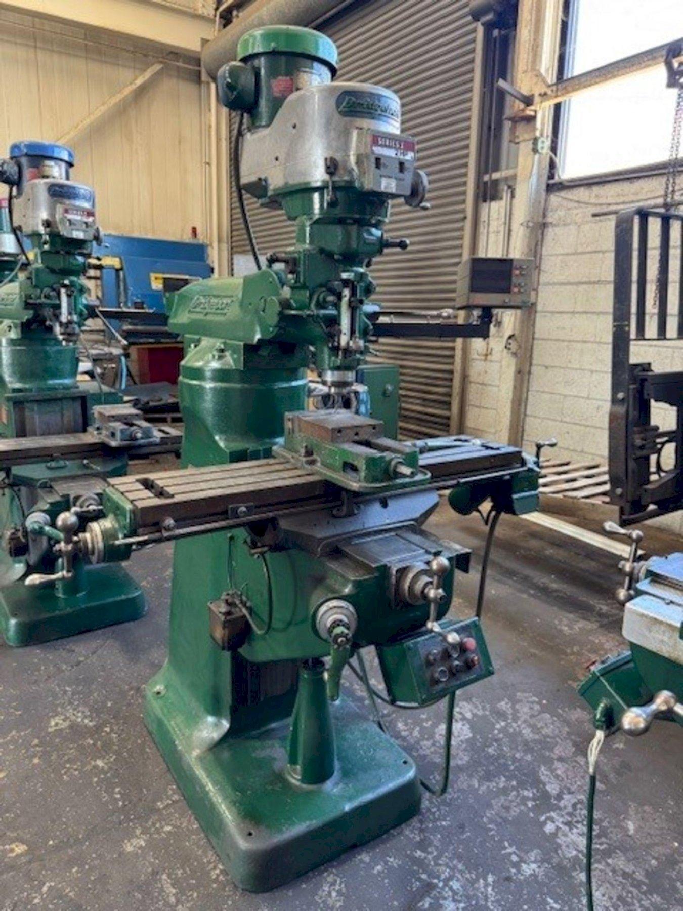 2 HP BRIDGEPORT SERIES 1 VERTICAL MILL. STOCK # 0774825