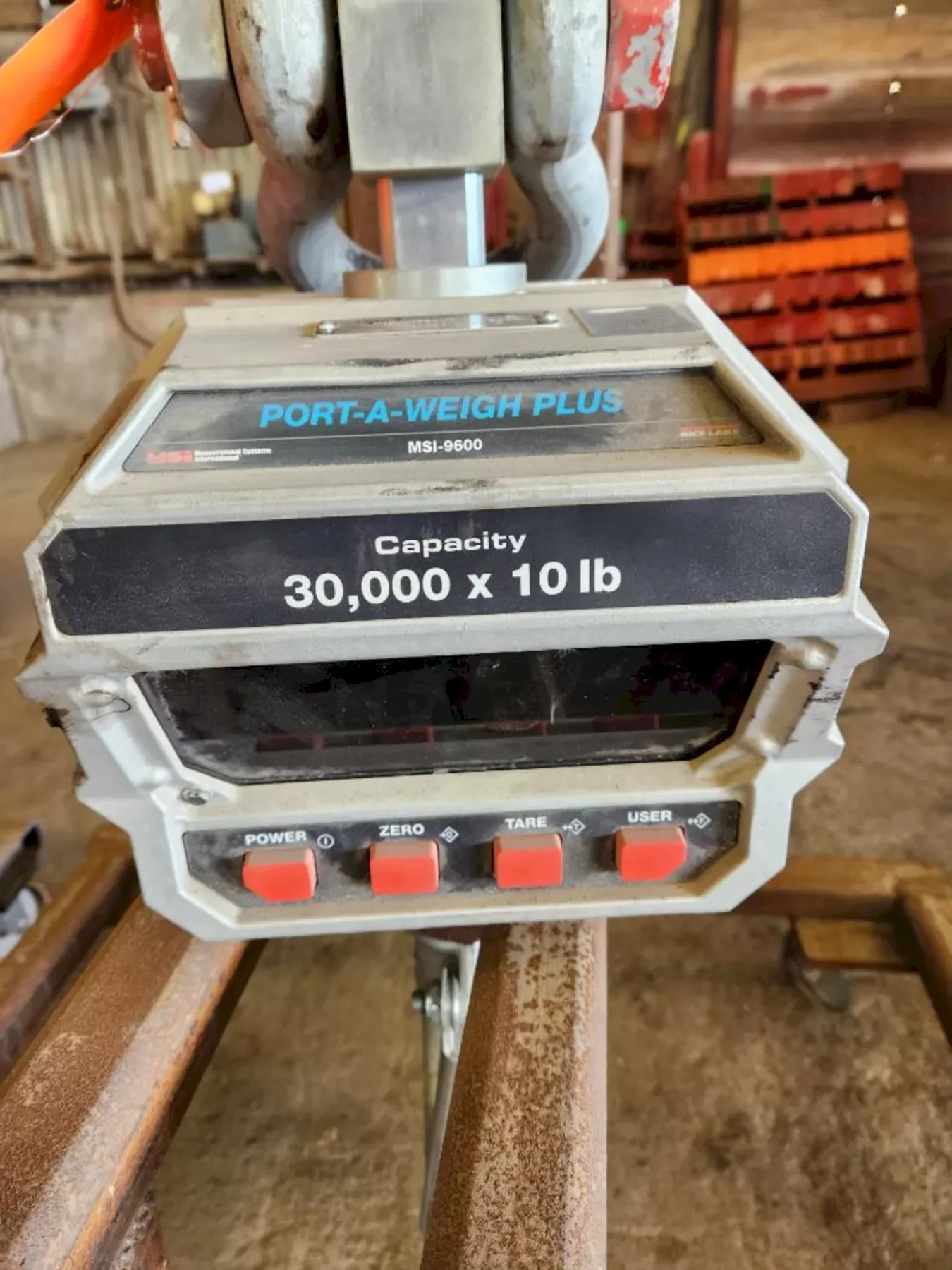 30,000 LBS PORT-A-WEIGH MODEL #MSI-9800HT DIGITAL CRANE SCALE: YOBRO #25146