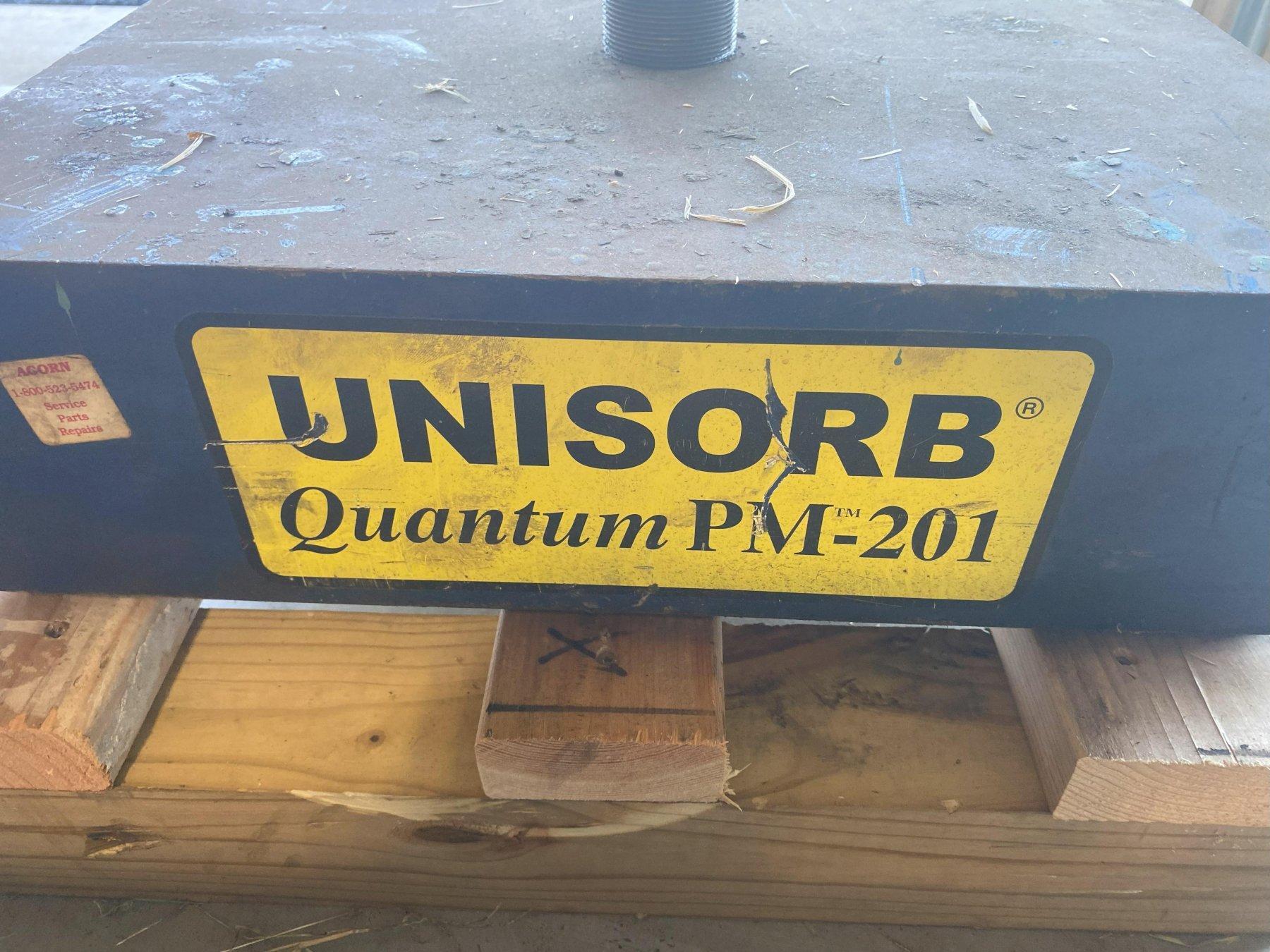 4-ct UNISORB Quantum PM-201 Press Leveling Vibration Pads Eliminate Machine Anchoring to Floor