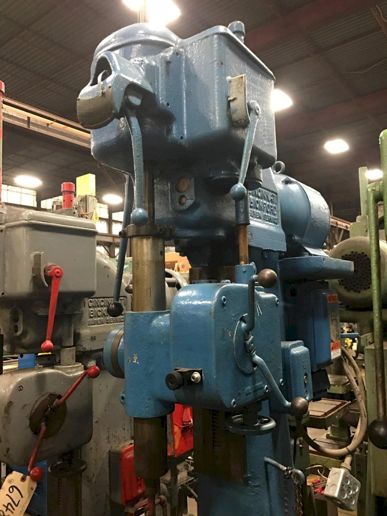 21' CINCINNATI BICKFORD SINGLE SPINDLE DRILL: STOCK #67486