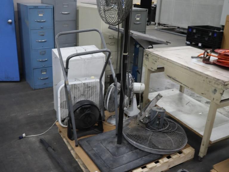 Assorted Shop Fans- Auction Item