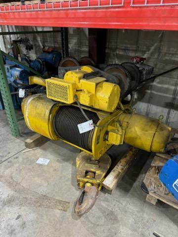 1 - PREOWNED LOAD LIFTER 10 TON ELECTRIC CABLE HOIST, MODEL #: 901731, S/N: 31-92098E