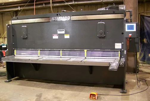 1 - NEW STANDARD HYDRAULIC POWER SQUARING SHEAR, MODEL #: AS250-12