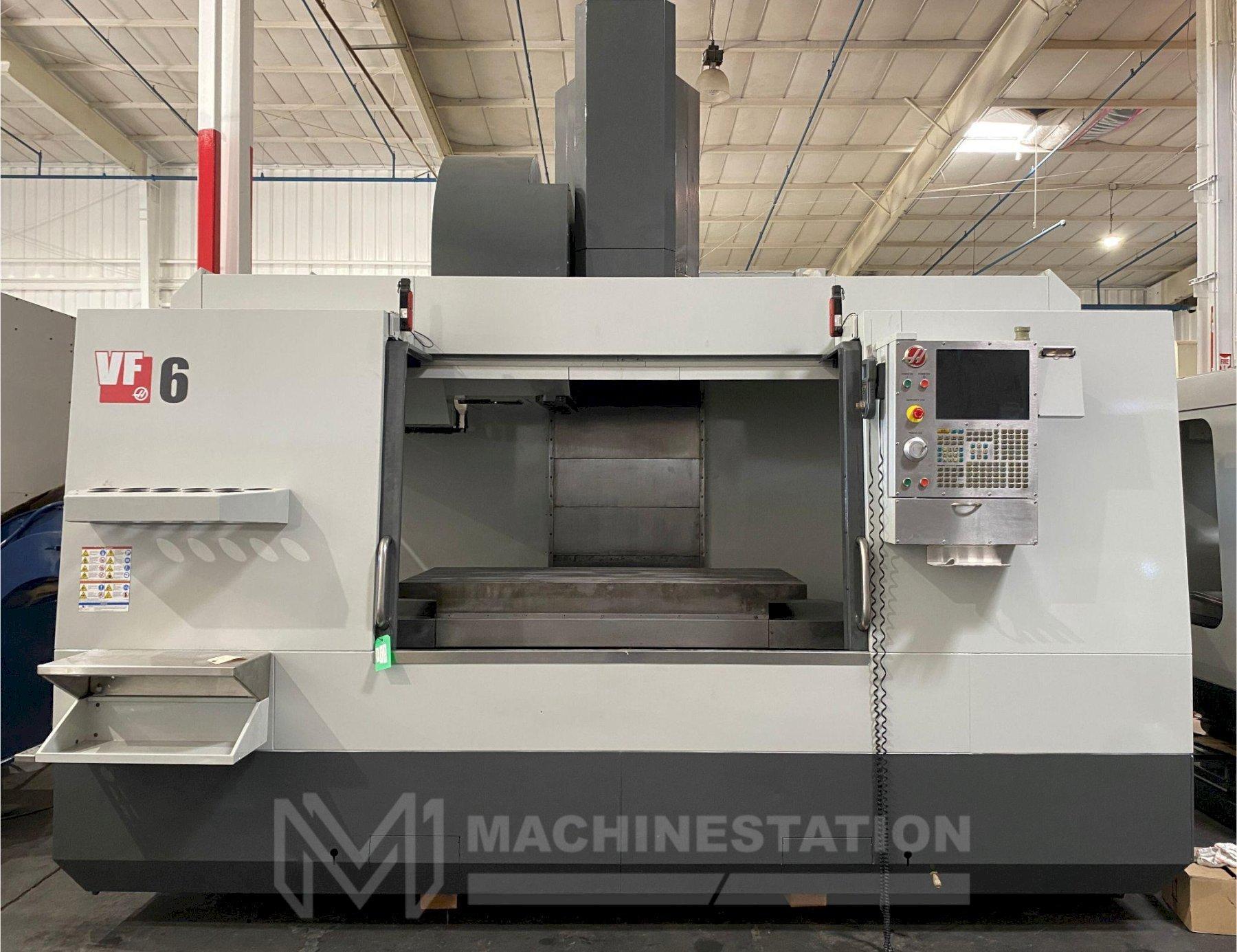 Haas VF-6/50 CNC Vertical Machining Center – 4th Axis Ready 50 Taper Mill