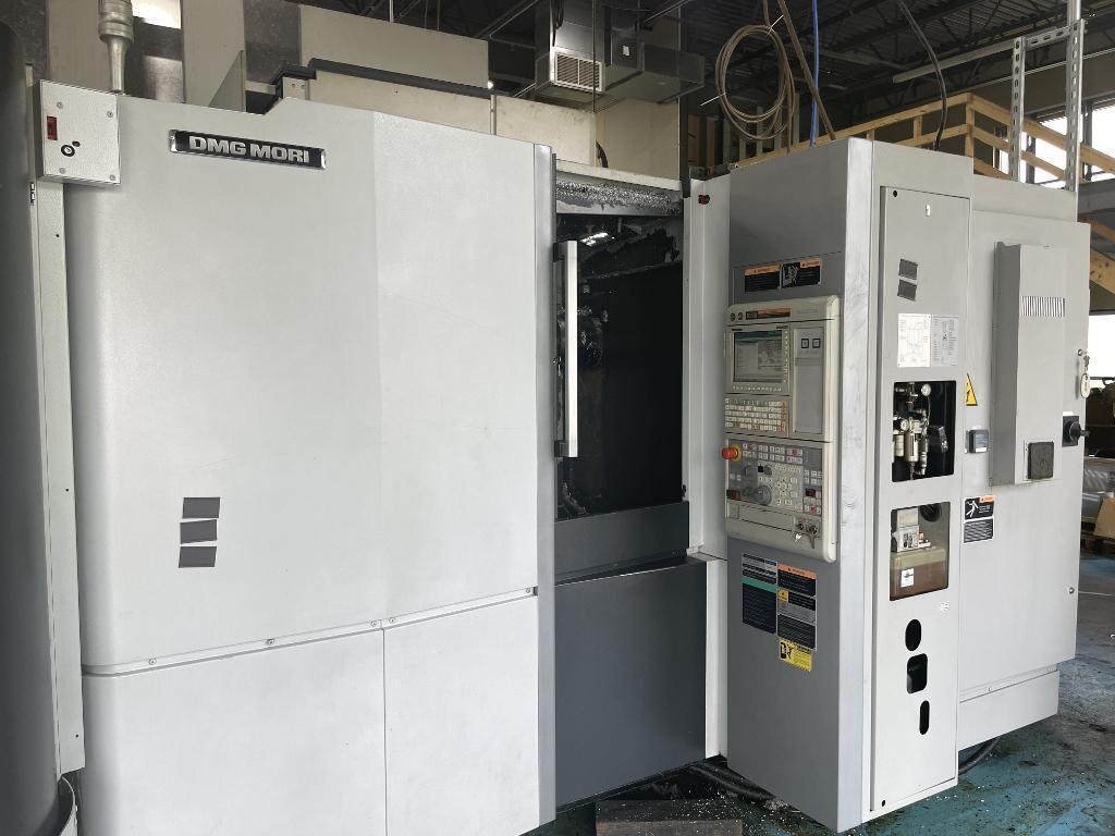 DMG Mori Seiki NHX 4000 Horizontal Machining Center With RPP- 5 Pallet Pool System, 120 Station Twin- Arm Tool Changer,  M730BM Control, Through-Spindle Coolant, 12,000 RPM Spindle