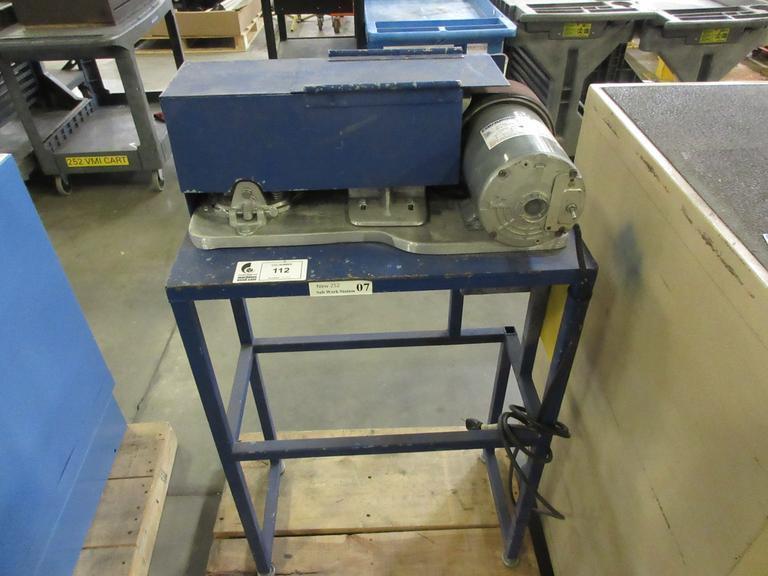 Eickler Co 2-1/2" x 36" Horizontal Belt Sander on Stand- Auction Item