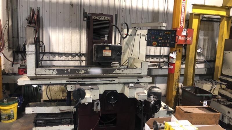 1 PREOWNED CHEVALIER SURFACE GRINDER, MODEL #: FSG-1224AD