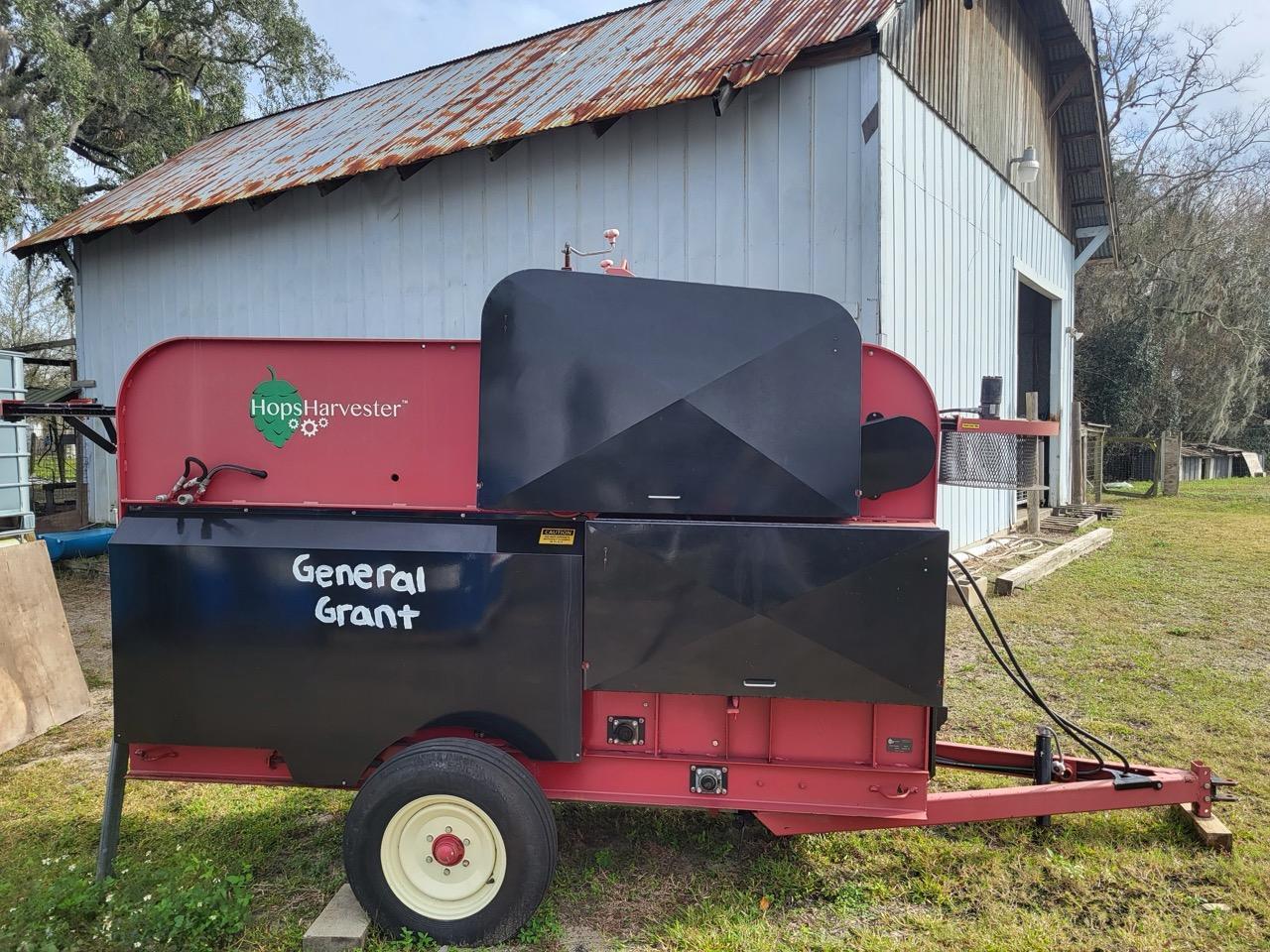 2017 HopsHarvester Hopster 5P Mobile Hop Harvester, PTO-Driven, ~40 Hours, Operational Video