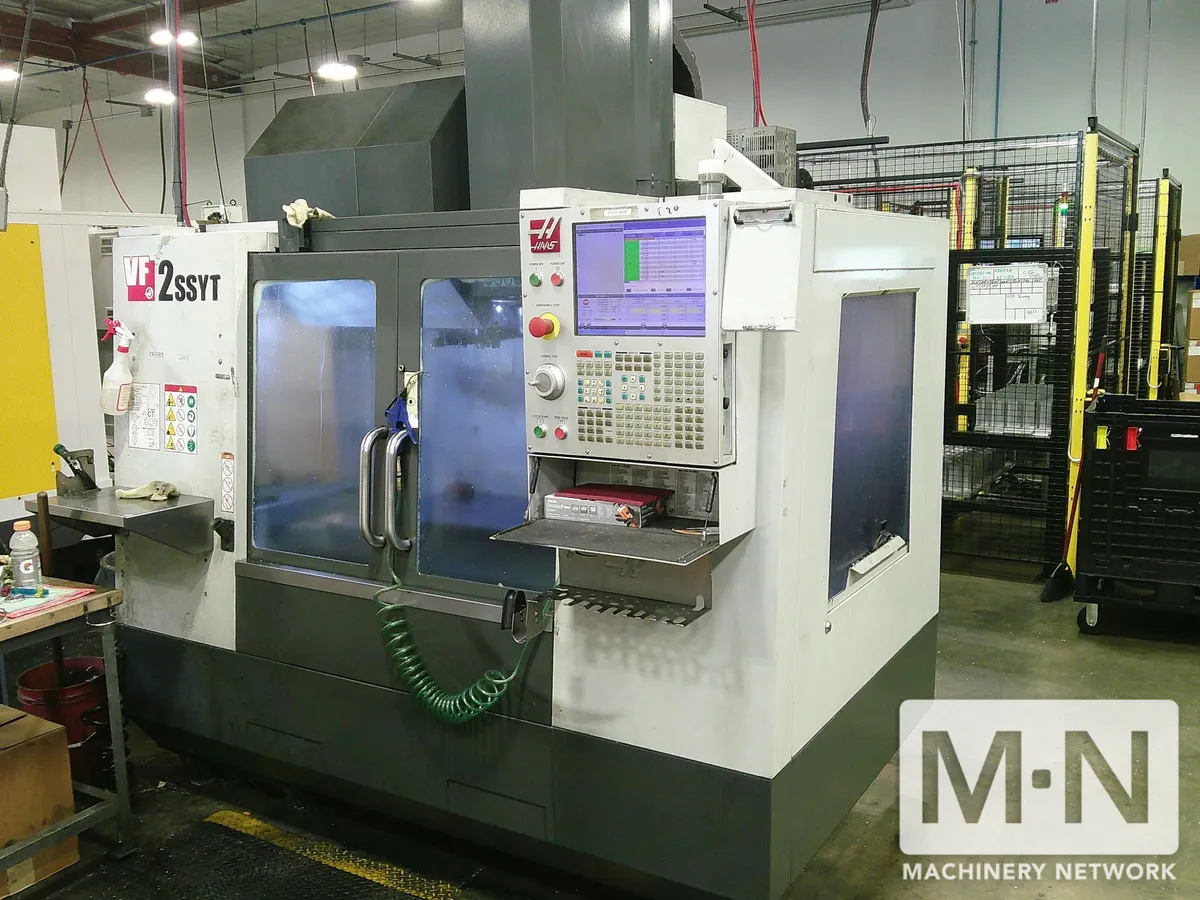 HAAS VF-2SSYT 4th Axis CNC Vertical Machining Center, 2018