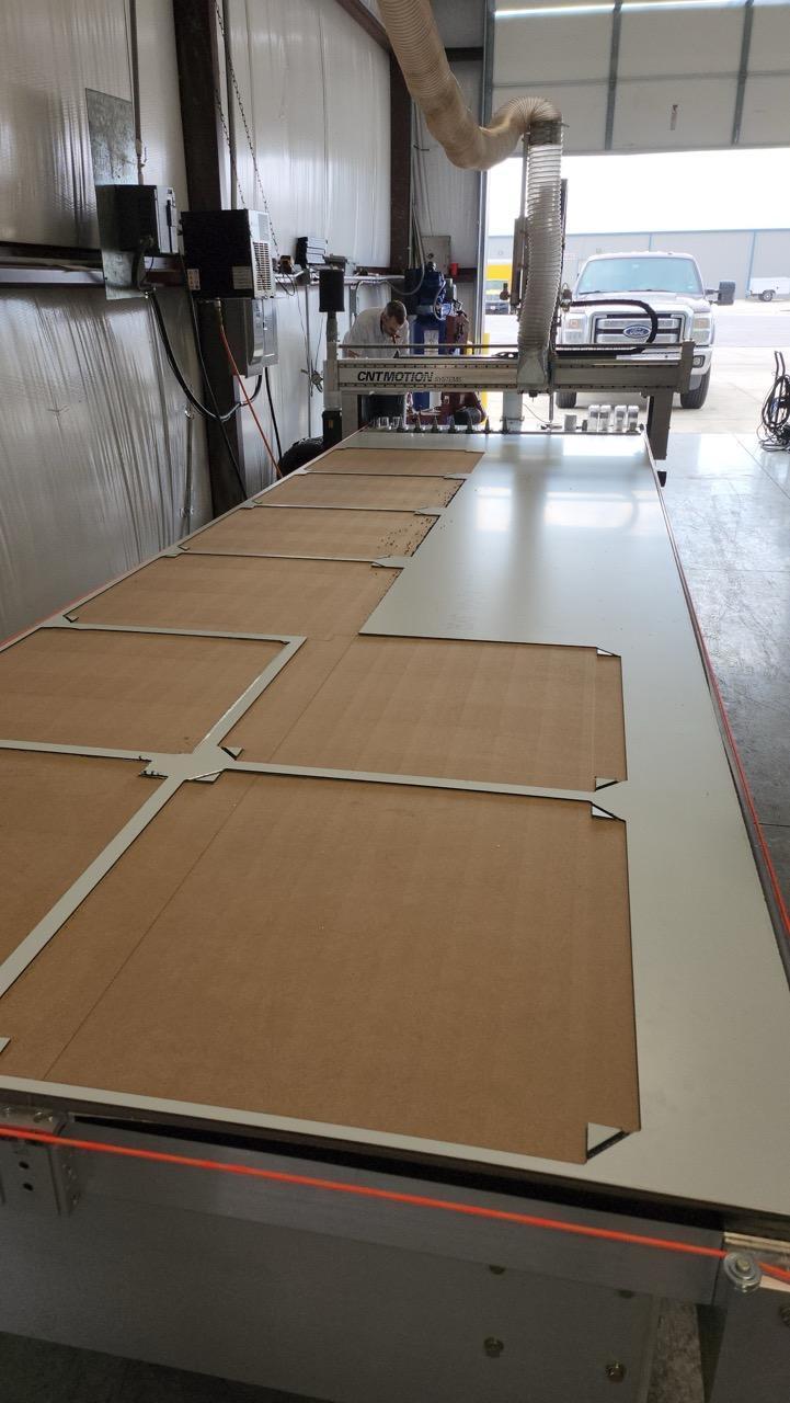 5′ x 16.5′ CNT Motion Systems CNT-950 ACM Panel & Alucobond CNC Router, 2022 – 24k Spindle, Dust Collection