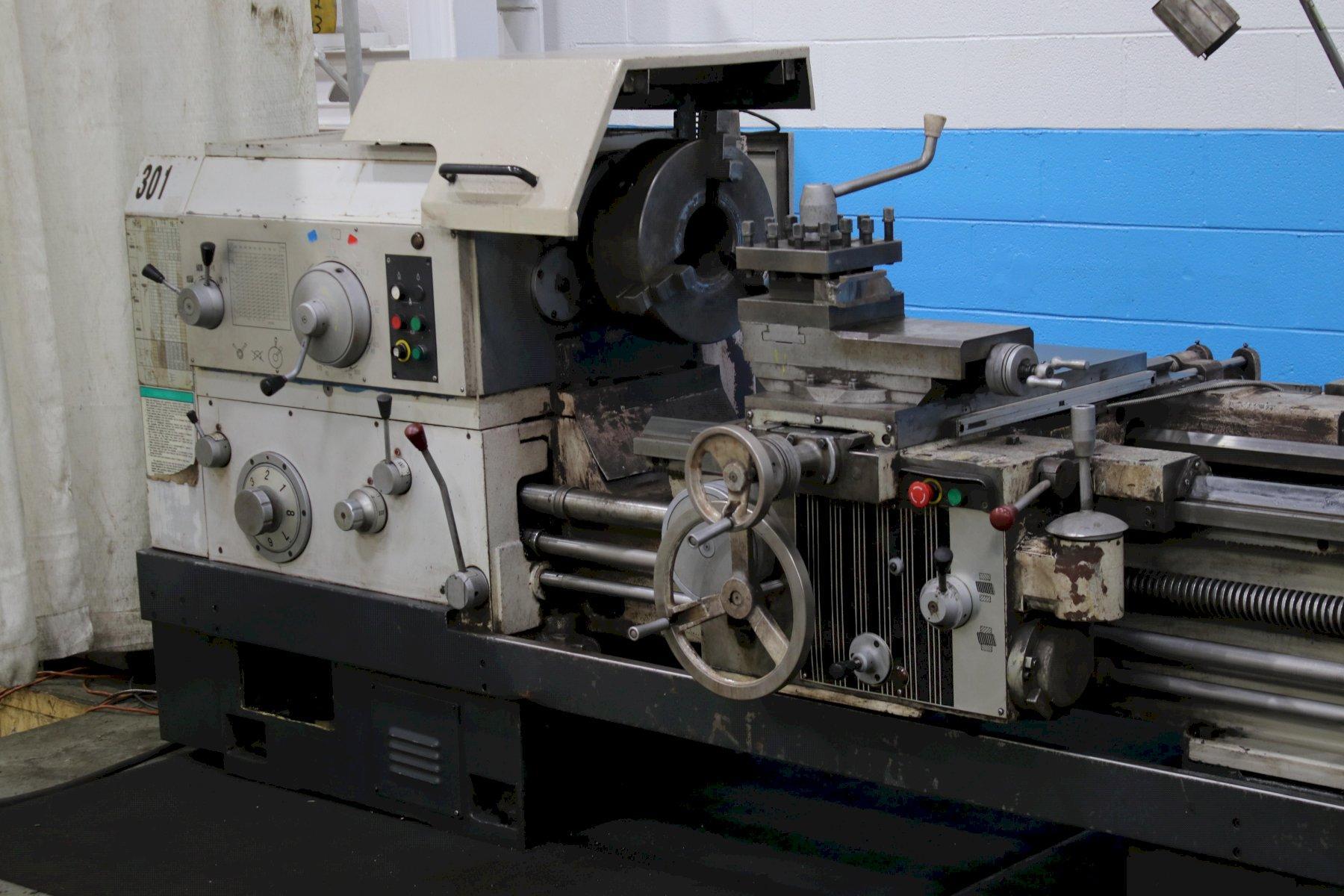 24-3/4" X 118" SHENYANG GAP BED ENGINE LATHE LOT #74025