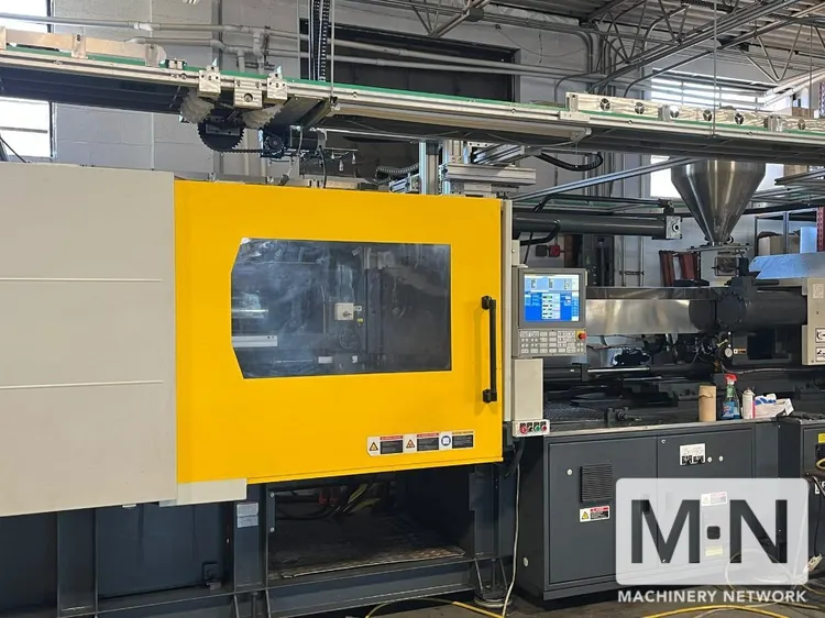 390 TON 63 OZ TOSHIBA MODEL ISGS390NV50-27B INJECTION MOLDING MACHINE MFG 2019