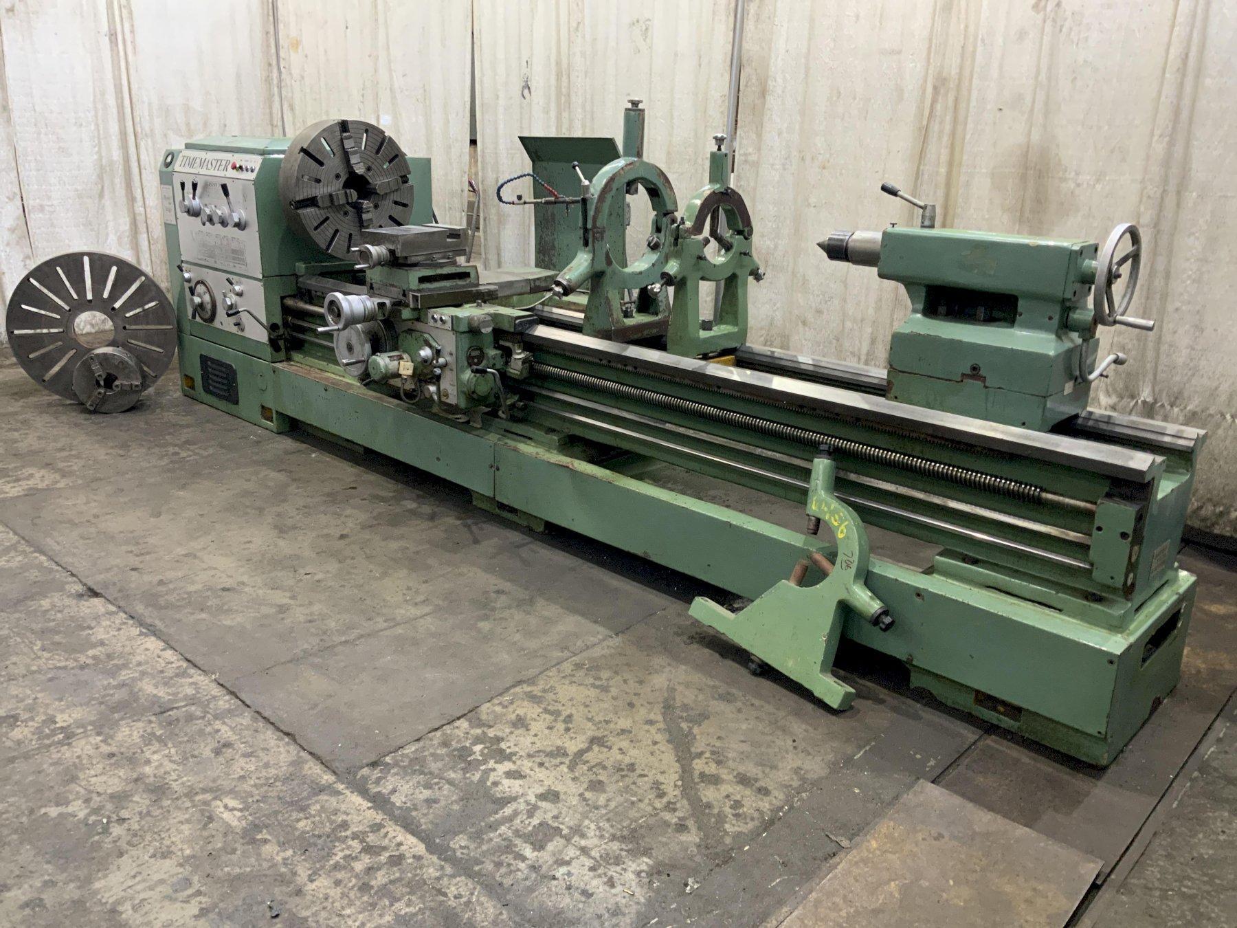 32" X 120" TIME MASTER GAP BED ENGINE LATHE: STOCK #80209