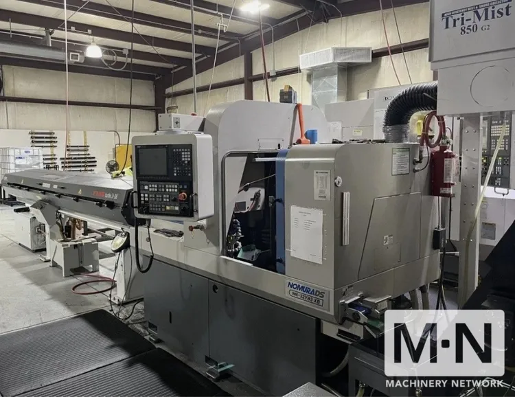 Nomura DS NN-32YB3XB w/ FMB Bar Feeder CNC Swiss Lathe, 2019