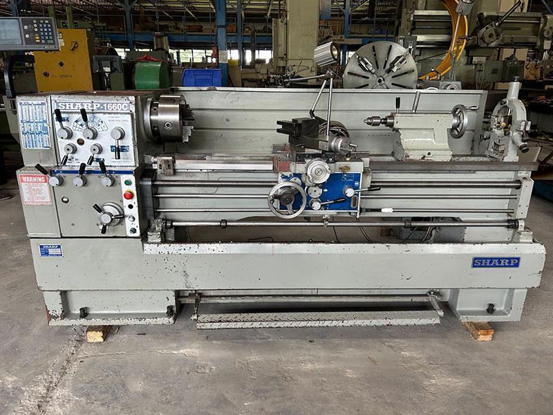 16"/24" x 60" SHARP Gap Bed Engine Lathe, Model: 1660C