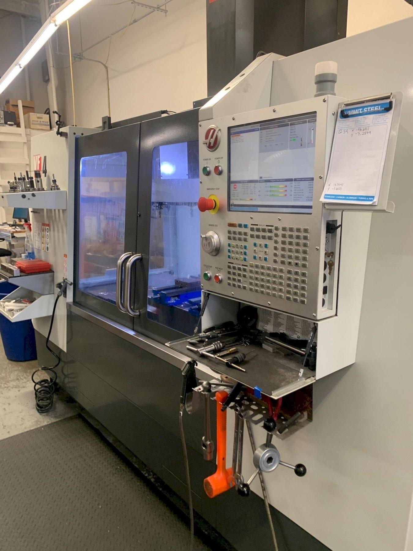 2018 HAAS VF-4 Vertical Machining Center