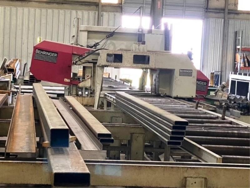 47.2" X 20" BEHRINGER MODEL HBP510-1208GA DUAL COLUMN HORIZONTAL BAND SAW
