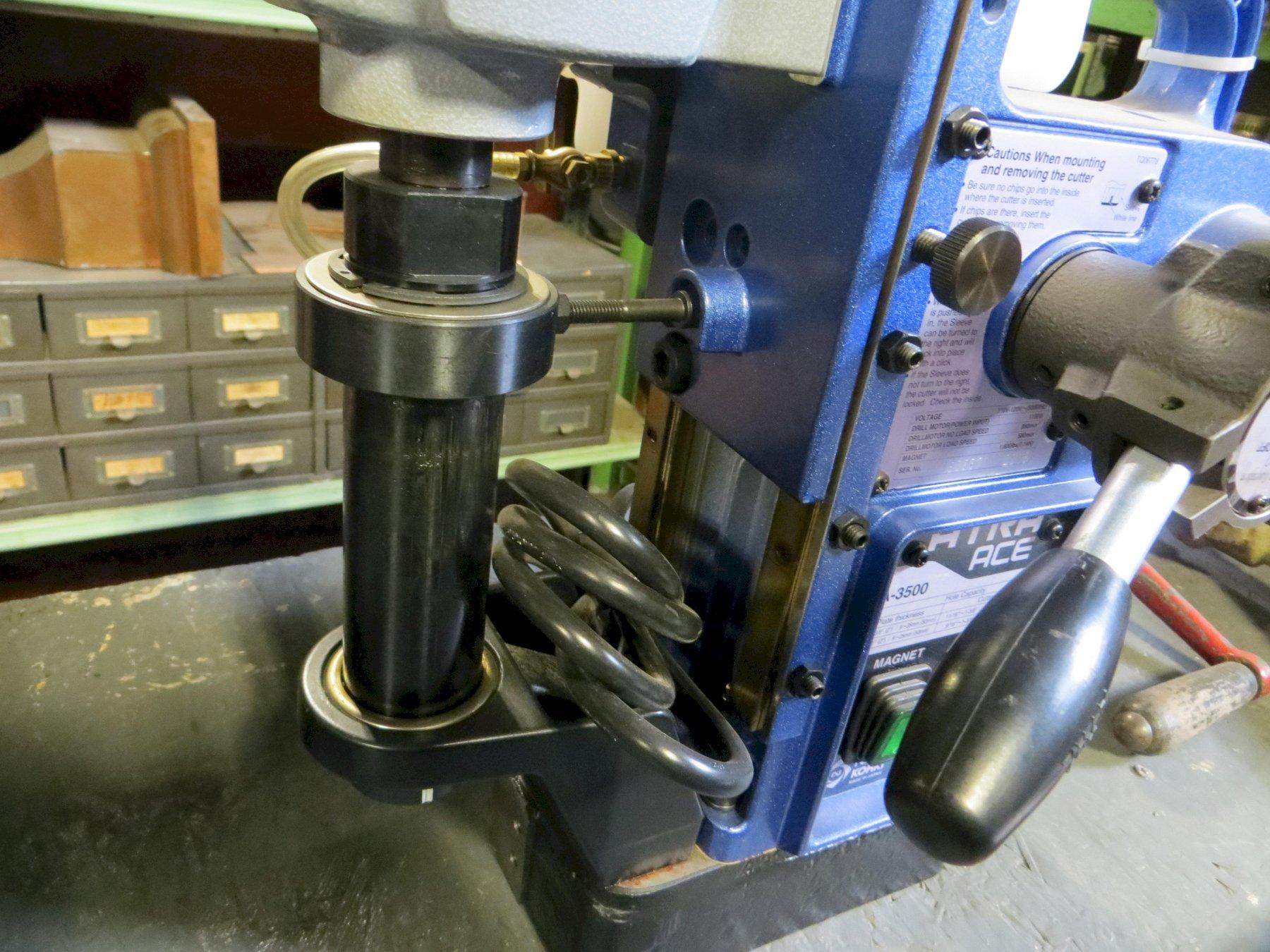 New NITTO KOHKI Portable Magnetic Base Drilling Machine, Model WA-3500