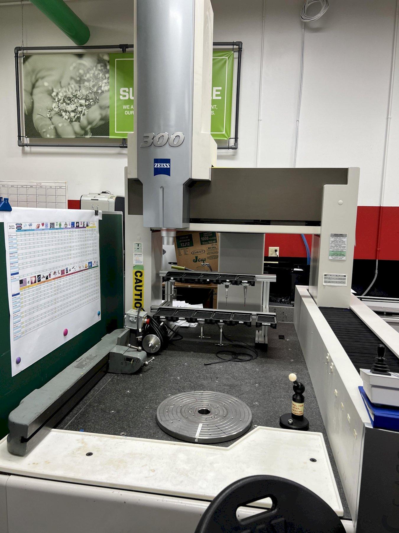 ZEISS UPMC ULTRA CMM, 850 MM - X, 1150 MM - Y, 600 MM - Z, 4TH AXIS ROTARY TABLE, 2011