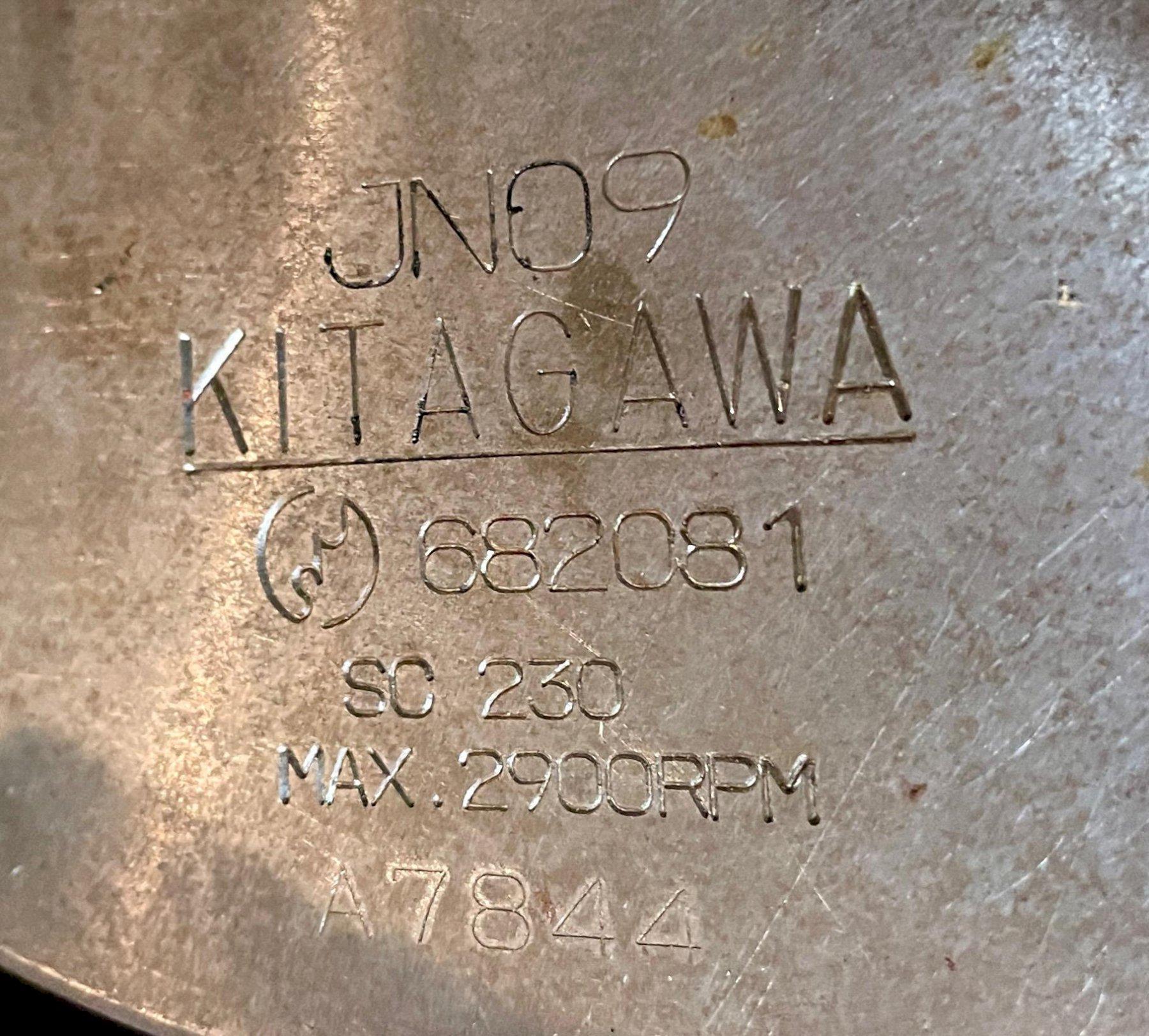 9" Kitagawa JN09 3-Jaw Manual Chuck with Mounting Flange