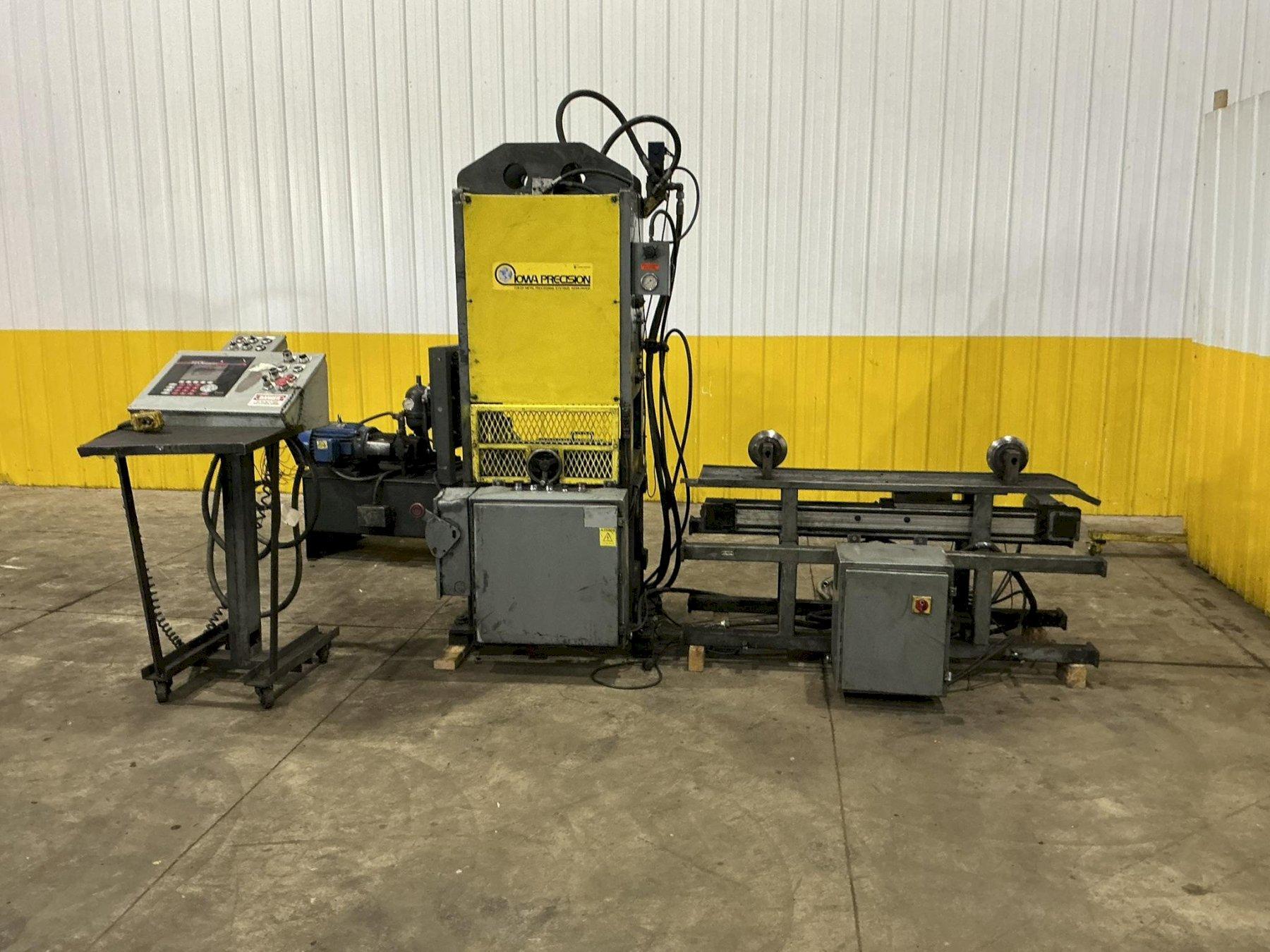 20 TON IOWA PRECISION MODEL #HP20T CUTOFF PRESS with DIE ACCELERATOR AND BECK CONTROLS: YOBRO #25049