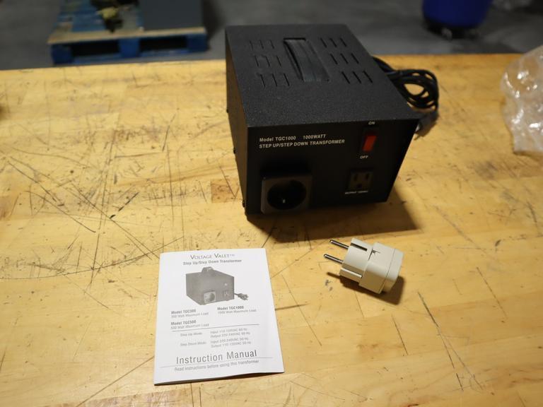 Voltage Valet Step TGC1000 - UP/DOWN Voltage Transformer 1000W - Auction Item