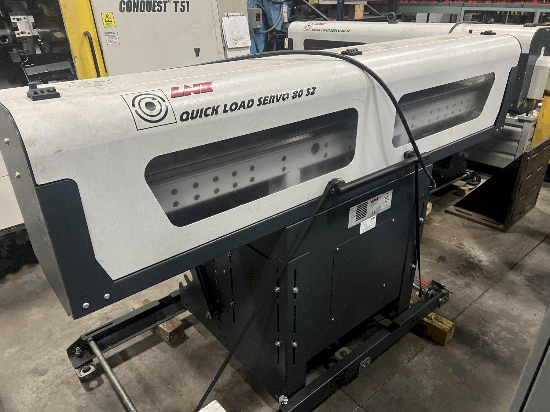 LNS QUICK LOAD SERVO BARFEEDER, MODEL QLS80 S2, 2019