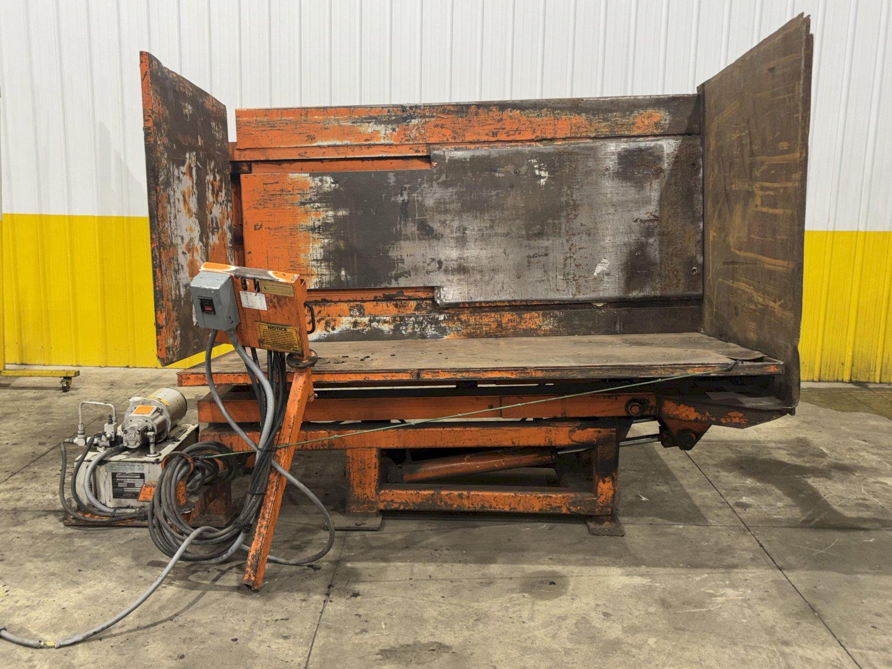 CHERRYS MODEL #C9048/00/4242 PALLET SPACER RECOVERY SYSTEM INVERTER FLIPPER : STOCK #23224