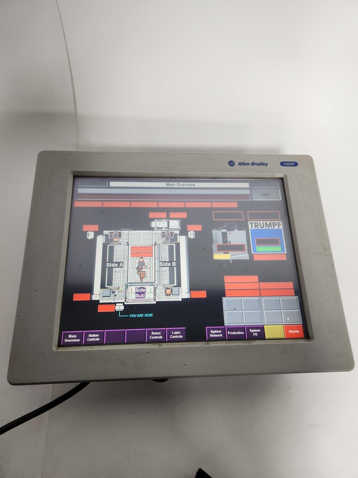 ALLEN BRADLEY VERSAVIEW 1500P 6181P-15TSXP/E WORKING USED