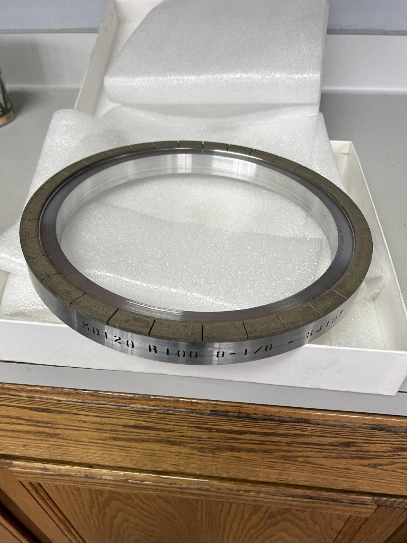 NORTH JERSEY DIAMOND GRINDING WHEEL, 2A2T, 11" x 1" x 9"