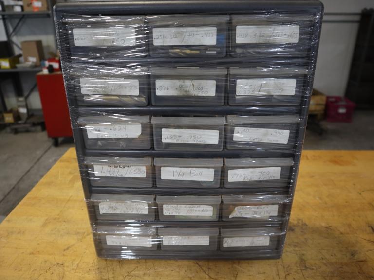 Muilt-BIn Cabinet with HSS End Mills- Auction Item
