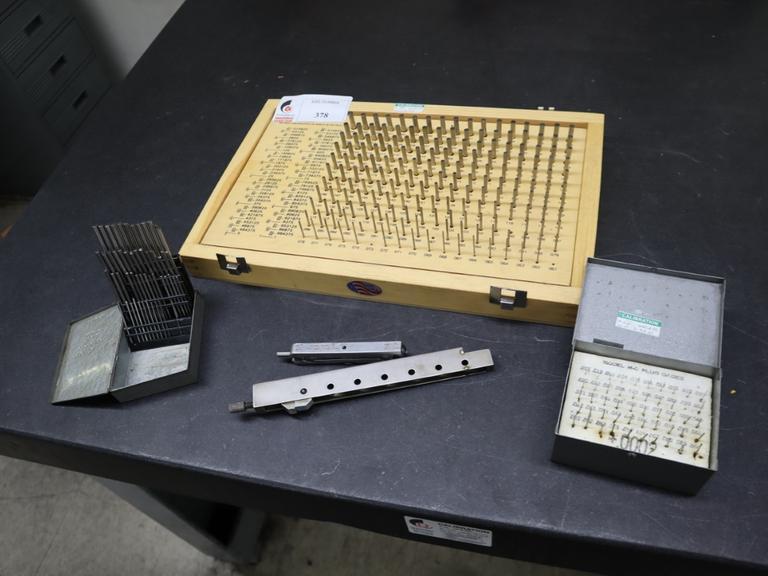 Pin Plug Guage Sets, M1 .061-250", M0 .011-.061" and Others- Auction Item