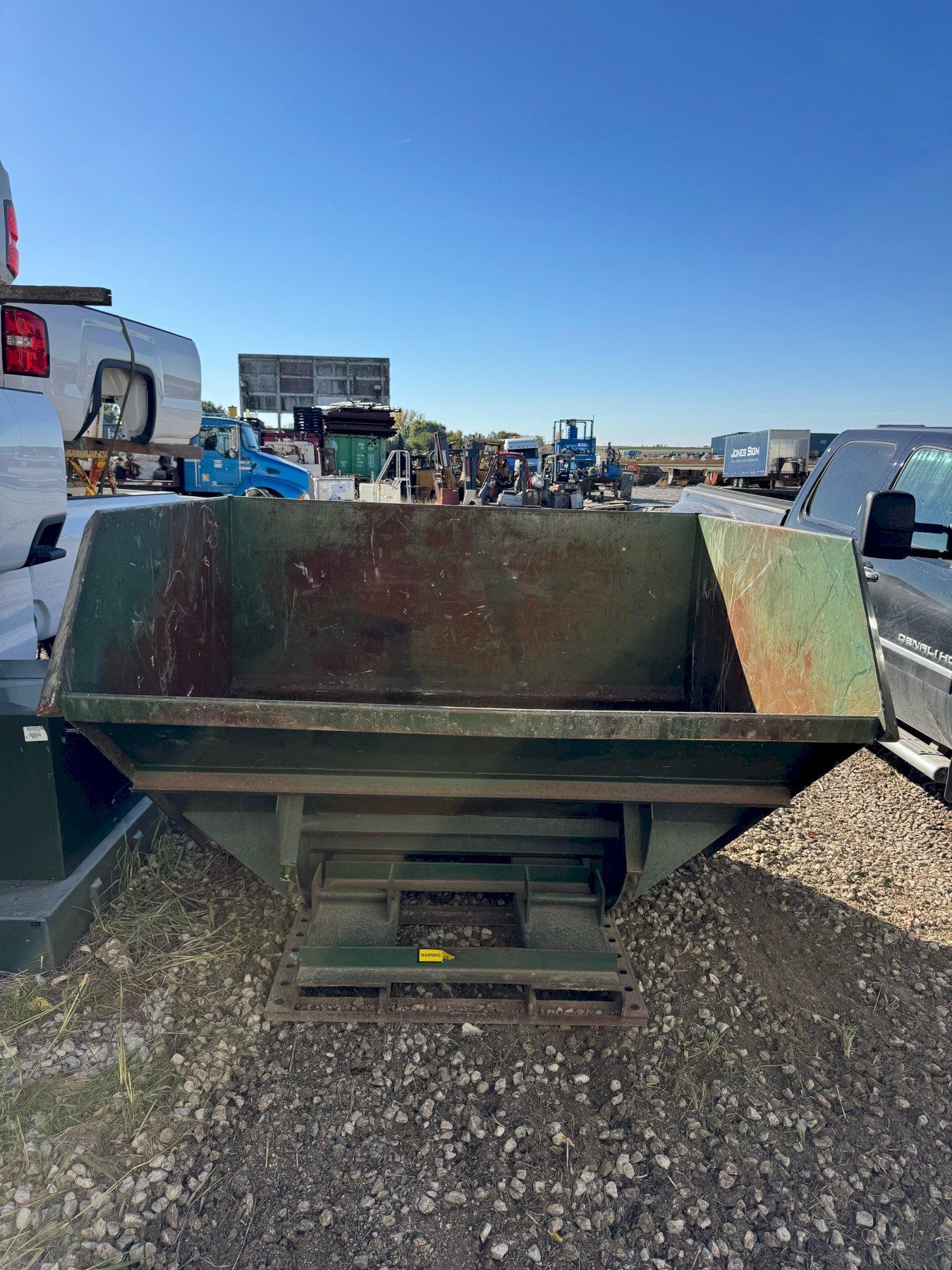 1 – PREOWNED JESCO HEAVY DUTY SCRAP HOPPER MODEL: 211381, S/N: L0192