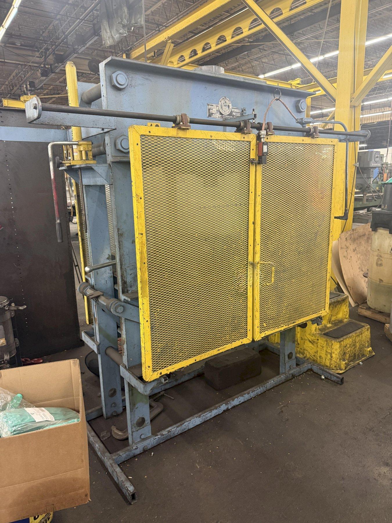 150 TON RODGERS MODEL #S150-13-4-18 HYDRAULIC SHOP PRESS: YOBRO #25287