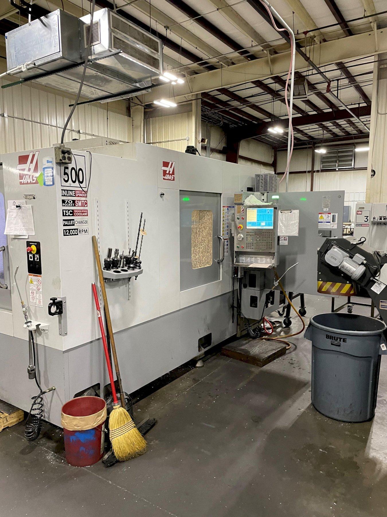 Haas EC-500 Used CNC Horizontal Machining Center For Sale - 2008