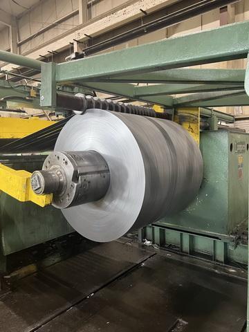 40,000# x 72" Loopco Recoiler with Overarm Separator