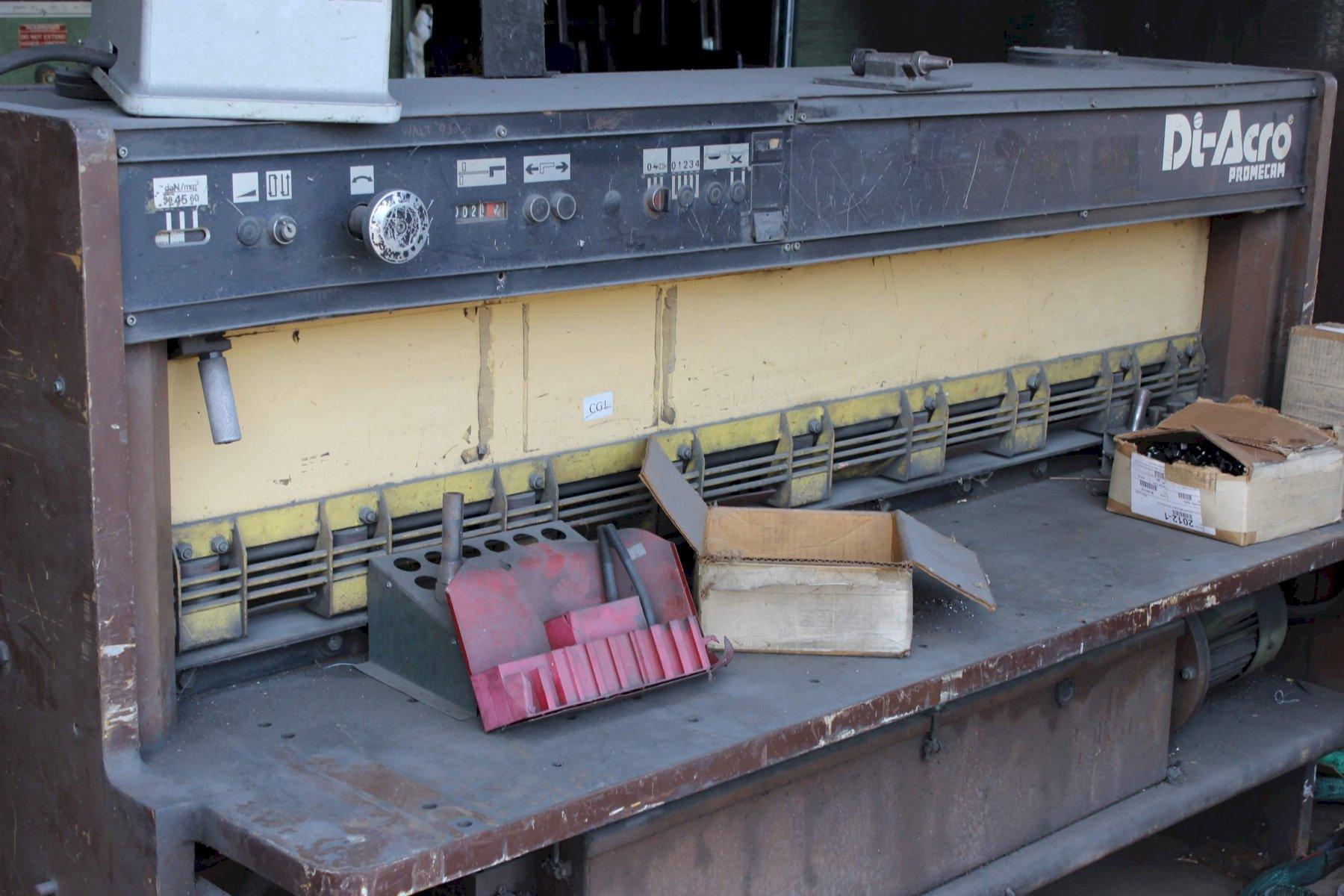 6' X 10 GAUGE DIACRO HYDRAULIC SQUARING SHEAR: STOCK #71209