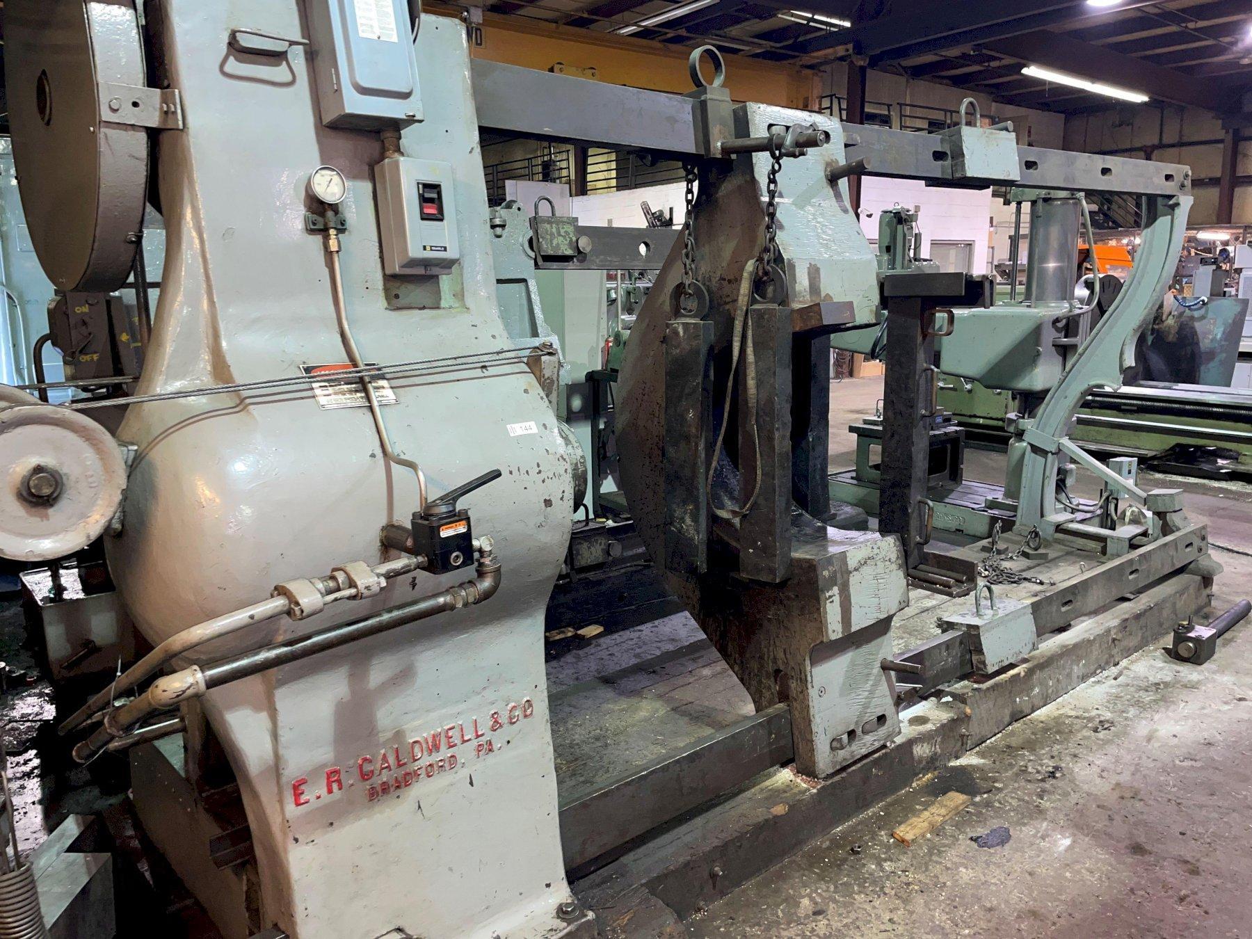 E.R. Caldwell & Company 300-Ton Hydraulic Inclined Wheel Press